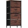 Promotions Komoda, 45x30x95 cm, ruda, audinio laikymas