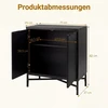 Promotions Komoda 71x35x82 cm juoda