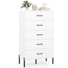 Promotions Komoda 71x40x125 cm balta, metalas, laikymas