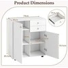 Promotions Komoda bufetas, 74x35x85.5 cm, balta, su laikymo vieta