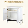 Promotions Komoda su 2 durimis 71x35x82 cm balta