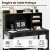 Promotions Kompiuterio stalas, 108x60x125 cm, Juodas