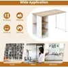 Promotions Kompiuterio stalas, 115x59x75 cm, natūralios spalvos, su laikymo vieta