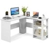 Promotions Kompiuterio stalas, 130x130x74 cm, baltas