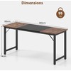 Promotions Kompiuterio stalas, 160x60 cm, Rudas, Juodas