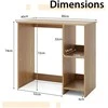 Promotions Kompiuterio stalas, 80x40x74 cm, natūralios spalvos