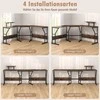 Promotions Kompiuterio stalas, L formos, 148x148x91 cm, Rudas