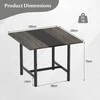 Promotions Konferencijų stalas, 100x100x75 cm, pilkas, metalinis rėmas