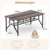 Promotions Konferencijų stalas 180x96x76 cm rudas, tinklelinė saugykla, kabelių tvarkymas