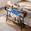 Promotions Konsolinis stalas 100x20x86,5 cm Rudas Saugojimo