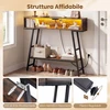 Promotions Konsolinis stalas 100x20x86,5 cm Rudas Saugojimo