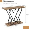 Promotions Konsolinis stalas, 100x30x79 cm, baltas