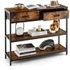Promotions Konsolinis stalas, 100x30x80 cm, Rudas