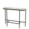 Promotions Konsolinis stalas, 110x30x91 cm, pilkas, metalinis rėmas