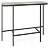 Promotions Konsolinis stalas, 110x30x91 cm, pilkas, metalinis rėmas