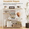 Promotions Konsolinis stalas, 35x100x95 cm, natūralus, su laikymo vieta