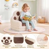 Promotions Konvertuojamas vaikų sofa-loungeris 57,2x43,2x35,6 cm ruda/kreminė