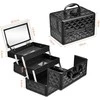 Promotions Kosmetikos dėklas, 23x15x18 cm, juodas, ABS plastikas