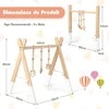 Promotions Kūdikio sporto salė, 59x45x60 cm, Balta, Medinė