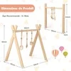Promotions Kūdikio sporto salė, 60x44x60 cm, Natūrali, Medinė