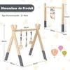 Promotions Kūdikio veiklos gimnastikos kilimėlis, 60x44x60 cm, pilka, medinis sulankstomas dizainas