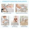 Promotions Kūdikio vystymo stalas, 80x70x104 cm, pilkas