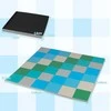Promotions Kūdikių ropojimo kilimėlis, 144x144x3.5 cm, mėlynas, dirbtinės odos grindų kilimėlis