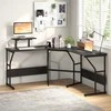 Promotions L formos darbo stalas, 148x148x91 cm, Rudas