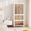Promotions Laikymo dėžė, Nešiojamas plastikinis drabužių spintos organizatorius, 71x48x156 cm, Balta Ruda