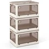 Promotions Laikymo dėžės, 46.99x35.56x24.13 cm, kreminės baltos ir rudos spalvos