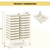 Promotions Veleninis laikymo vežimėlis, 63.5x38.1x86.4 cm, smėlio spalvos