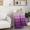 Promotions Saugyklos vežimėlis, 20 stalčių, 63,5x38,1x86,4 cm, violetinis