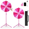 Promotions Laimės ratas su 12 skyrių 60x53,5x111-147 cm rožinis