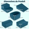 Promotions Laipiojimo blokelių rinkinys, 5 dalys, skalbiami mašinoje, mėlyna, putplastis
