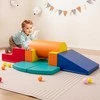 Promotions Laipiojimo žaislai, minkšti putų PU odos konstruktoriaus kaladėlės, spalvotos