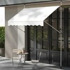 Promotions Langinės markizė, spaustukas, 250x120x210-300 cm, balta