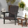 Promotions Lauko Adirondack poilsio kėdė, 92x76x100 cm, juoda