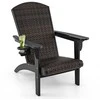 Promotions Lauko Adirondack poilsio kėdė, 92x76x100 cm, juoda