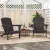 Promotions Lauko Adirondack poilsio kėdė, 92x76x100 cm, juoda