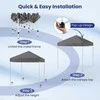 Promotions Lauko sulankstomas išskleidžiamas pavėsinė, 201x201x220-240 cm, pilka