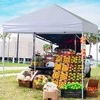 Promotions Lauko sulankstomas iškylantis pavėsis, 201x201x220-240 cm, baltas