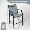 Promotions Lauko baro kėdės, 66x62.2x114.3 cm, mėlynos spalvos