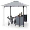 Lauko baldų komplektas Promotions Lauko baro komplektas, 245x245x243 cm, Pilka
