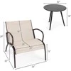 Lauko baldų komplektas Promotions Kiemo bistro komplektas, 81x63x73 cm kėdė, 50x46 cm stalas, Juoda, Ruda