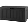 Promotions Lauko daiktadėžė 114x55x61 cm juoda HDPE