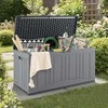 Promotions Lauko daiktadėžė 114x55x61 cm pilka HDPE