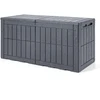 Promotions Lauko dėžė terasai 132x61x63,5 cm tamsiai ruda