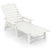 Promotions Lauko gultas, HDPE, 195.6x29.5x31.8 cm, baltas
