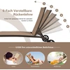Promotions Lauko gultas Reguliuojamas plieno gultas 190,5x61x97 cm Rudas