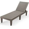 Promotions Lauko gultas su atlošu, 190x57,5x29-84,5 cm, juodas